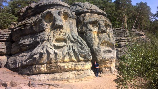 Rock sculptures by Václav Leveho